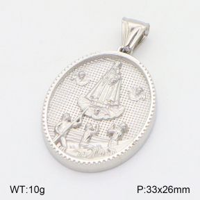 2P2003160ablb-452  Stainless Steel Pendant