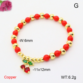 F6B300891vbmb-L002  Fashion Copper Bracelet