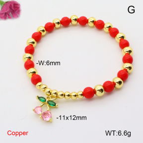 F6B300893vbmb-L002  Fashion Copper Bracelet