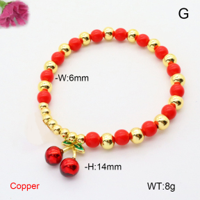 F6B300898vbmb-L002  Fashion Copper Bracelet