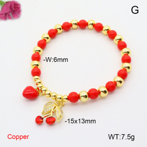 F6B300900vbpb-L002  Fashion Copper Bracelet