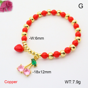 F6B300909vbpb-L002  Fashion Copper Bracelet