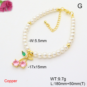 F6B300912vbll-L002  Fashion Copper Bracelet