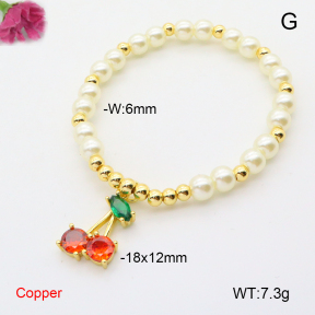 F6B300924vbll-L002  Fashion Copper Bracelet