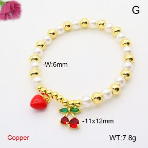 F6B300939vbnl-L002  Fashion Copper Bracelet