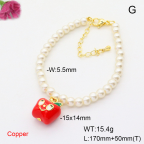 F6B300969bbml-L002  Fashion Copper Bracelet