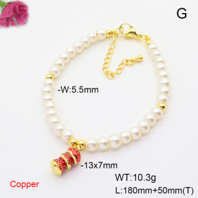 F6B300974vbmb-L002  Fashion Copper Bracelet