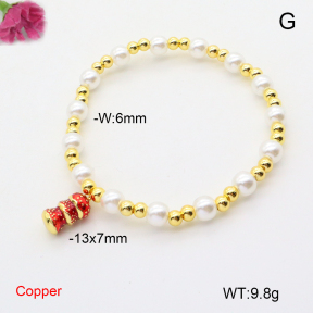 F6B300981vbmb-L002  Fashion Copper Bracelet