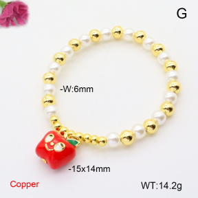 F6B300982bbml-L002  Fashion Copper Bracelet