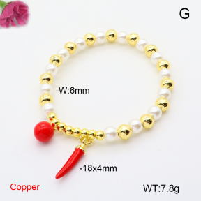 F6B300985bbov-L002  Fashion Copper Bracelet