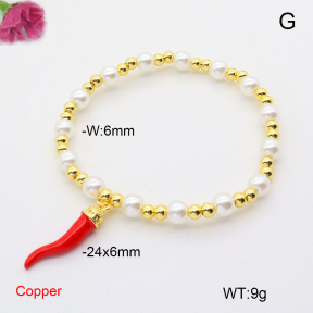 F6B300986vbmb-L002  Fashion Copper Bracelet