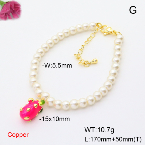 F6B300989vbmb-L002  Fashion Copper Bracelet