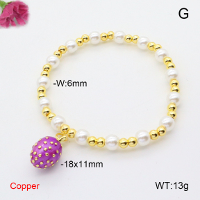 F6B300992bbml-L002  Fashion Copper Bracelet