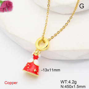 F6N301064baka-L002  Fashion Copper Necklace