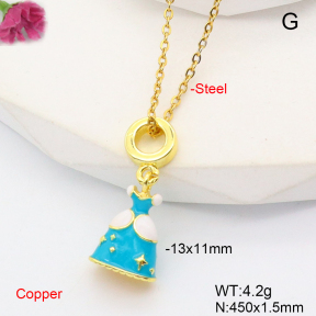 F6N301065baka-L002  Fashion Copper Necklace