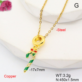 F6N301067avja-L002  Fashion Copper Necklace