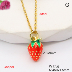 F6N301069avja-L002  Fashion Copper Necklace