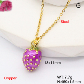 F6N301079aajl-L002  Fashion Copper Necklace