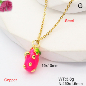 F6N301081avja-L002  Fashion Copper Necklace