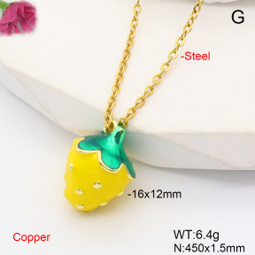 F6N301084aajl-L002  Fashion Copper Necklace