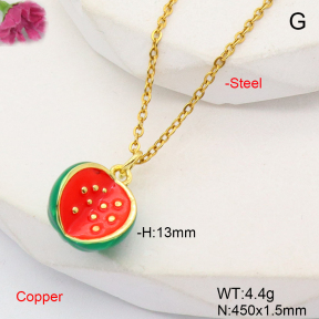 F6N301085avja-L002  Fashion Copper Necklace