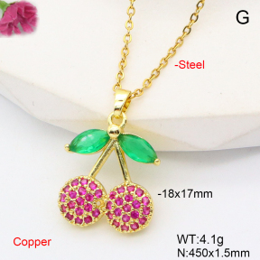 F6N407761aajl-L002  Fashion Copper Necklace