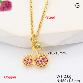 F6N407770aajl-L002  Fashion Copper Necklace