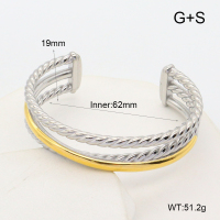 GEB000713vhnv-066  Handmade Polished  Stainless Steel Bangle