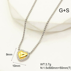 GEN001407vbpb-066  Handmade Polished  Stainless Steel Necklace