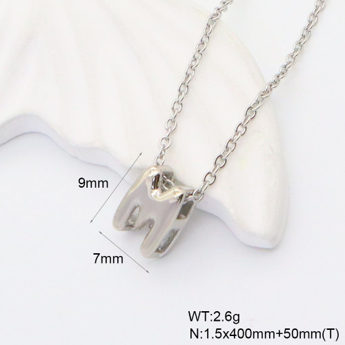 GEN001760vbmb-066  Handmade Polished  Stainless Steel Necklace