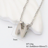 GEN001762vbmb-066  Handmade Polished  Stainless Steel Necklace