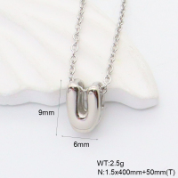 GEN001776vbmb-066  Handmade Polished  Stainless Steel Necklace