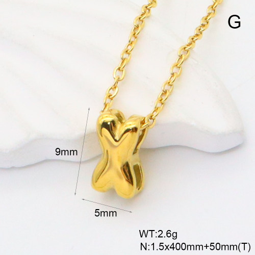 GEN001781vbnl-066  Handmade Polished  Stainless Steel Necklace