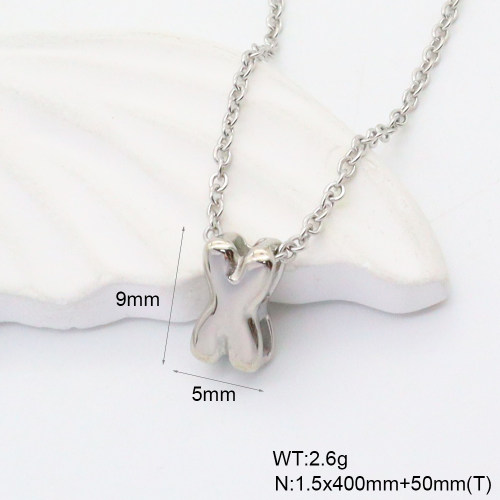 GEN001782vbmb-066  Handmade Polished  Stainless Steel Necklace