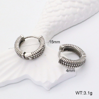 GEE002194bbov-241  316 SS  Stainless Steel Earrings