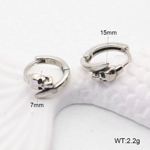 GEE002205bbov-241  316 SS  Stainless Steel Earrings