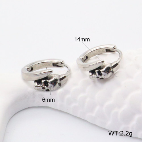 GEE002214bbov-241  316 SS  Stainless Steel Earrings