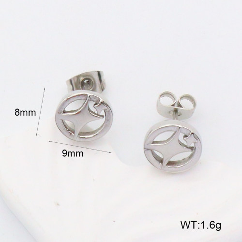 GEE002246bbov-241  316 SS  Stainless Steel Earrings