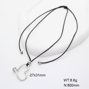 6N3001701bbov-908  Stainless Steel Necklace