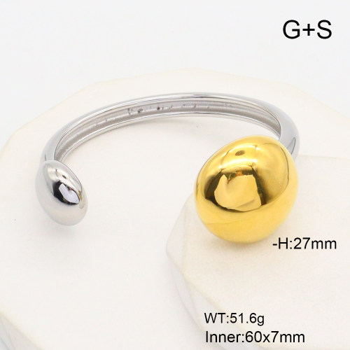 GEB000715vhnv-066  Handmade Polished  Stainless Steel Bangle