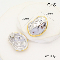 GEE002280vhha-066  Handmade Polished  Stainless Steel Earrings