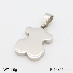 TP2000025vail-722  SS Bear Pendants