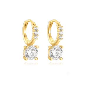 JE7495ajni-Y30  925 Silver Earrings  WT:2.41g  inner:8mm
P:6mm