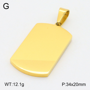 2P2003329bbml-436  Stainless Steel Pendant