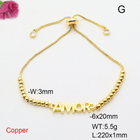 F6B200150ablb-L017  Fashion Copper Bracelet