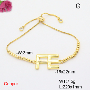 F6B200151vbmb-L017  Fashion Copper Bracelet