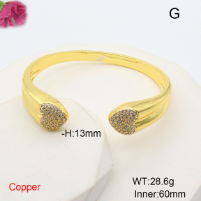 F6BA41663ahlv-L017  Fashion Copper Bangle