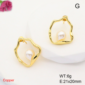 F6E301880baka-L017  Fashion Copper Earrings