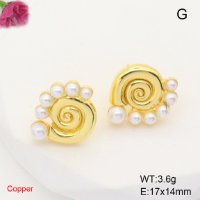 F6E301883ablb-L017  Fashion Copper Earrings