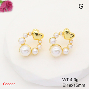 F6E301884vbmb-L017  Fashion Copper Earrings